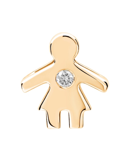 Dije de niña familia feliz de oro 14 K 1