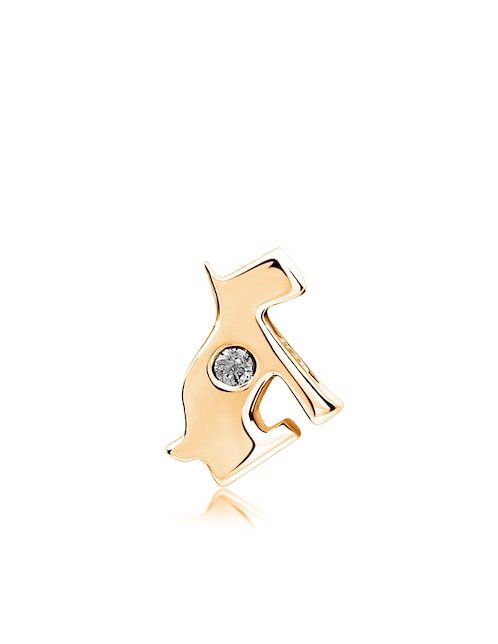 Dije de perro familia feliz de oro 14 K 1