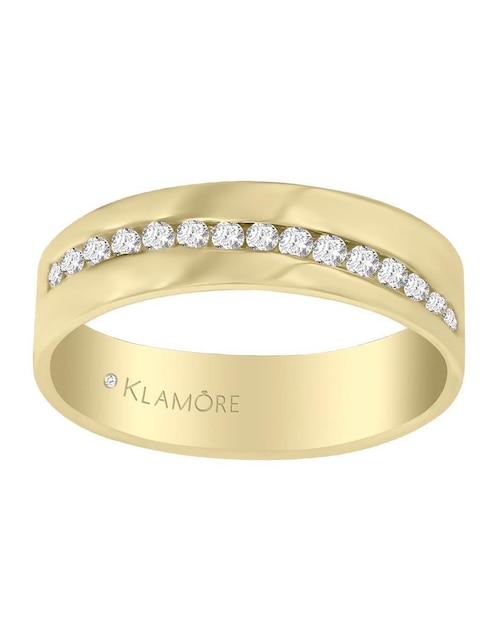 Argolla "de" oro 14 k klamore fabia diamante