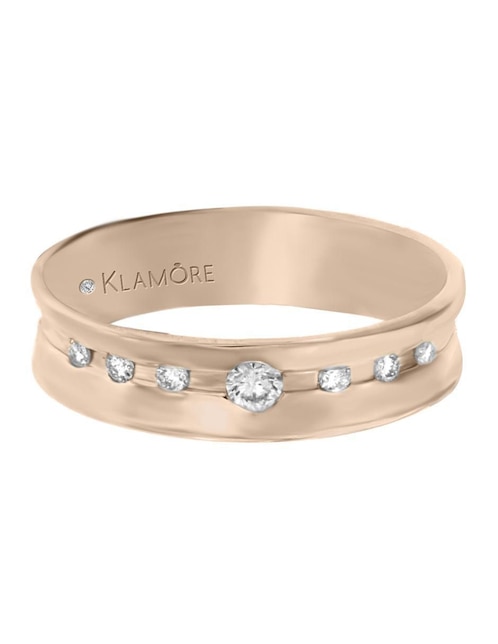 Argolla de oro 14 k Nuri diamante 1