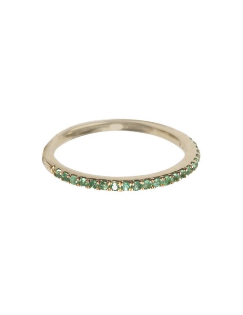 Anillo "de (si aplica)" redondo lucie churumbelas sin temática 14 k "de" oro esmeralda