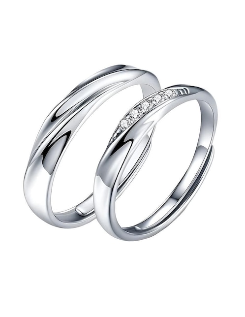 Set anillo Wünd P 925 de plata zirconia