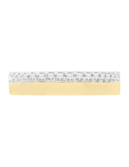 Argolla "de" oro 14 k essenza columba diamante