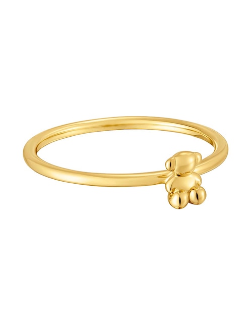 Anillo de oso Tous Bold Bear 18 k de oro brillante