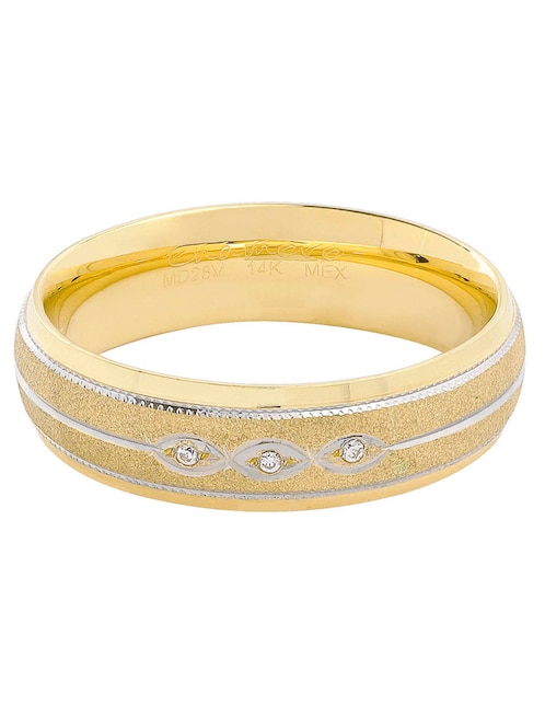 Argolla de oro 14 k 1