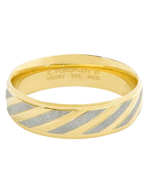 Argolla de oro 14 k 1