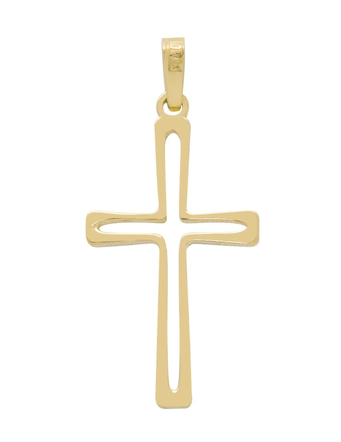 D CADENA Dije de cruz D Cadena de oro 14 K