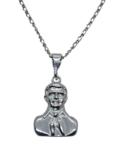 Collar Limerence By Claudia Herrera Jesus Malverde de plata P 925