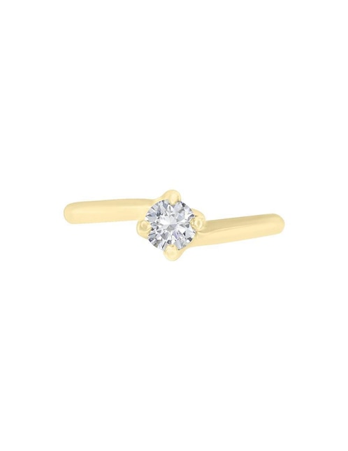 Solitario "de" oro 14 k klamore fernanda diamante