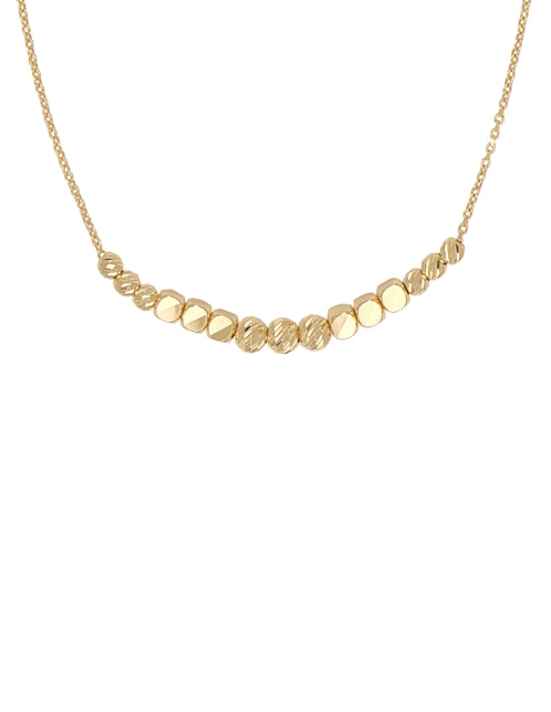 Gargantilla ovalada de oro amarillo 14 K 1
