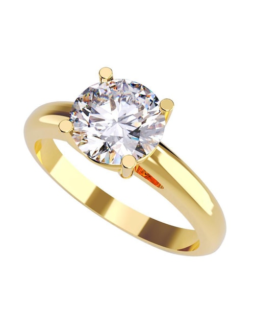 Anillo de compromiso de oro 14 k Amore Mio