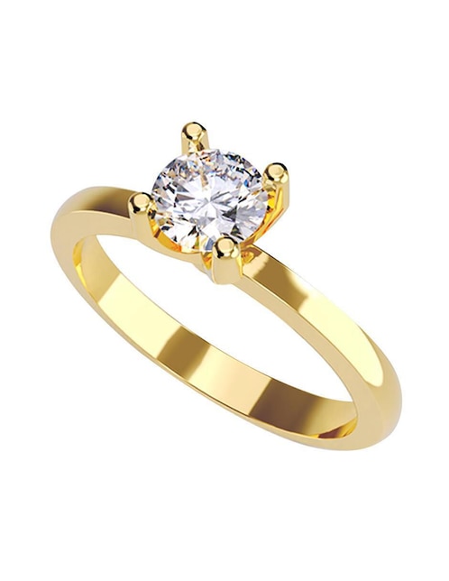 Anillo de compromiso de oro 14 k Amore Mio