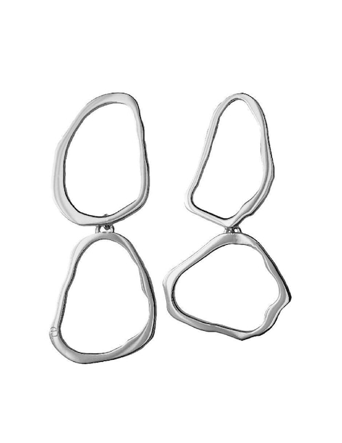 Broqueles "de (si aplica)" irregular sin temática teresa díaz joyería mexicana flowing with nature "de" plata p 925 "con acabado" baño oro sin gema