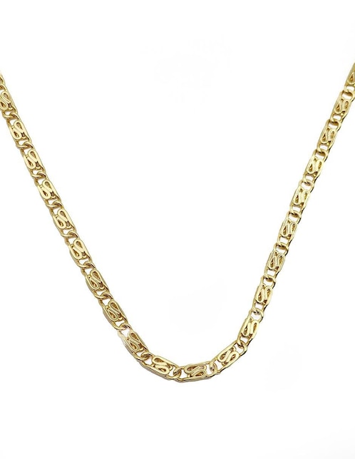 Collar de eslabones Moon Eslabón de oro laminado 10 K
