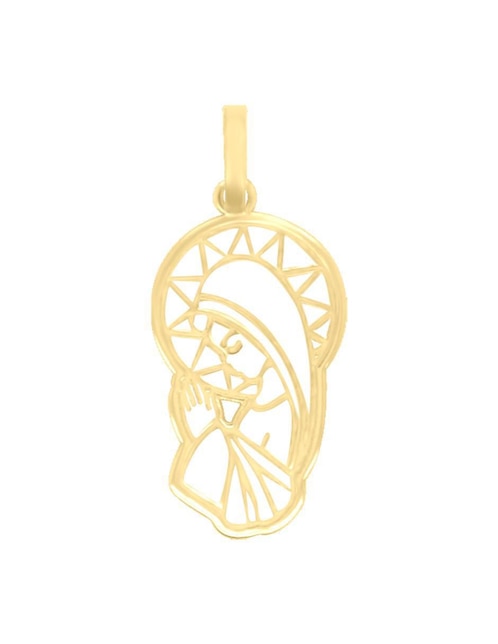 Dije de virgen Fianelli de oro amarillo 14 K