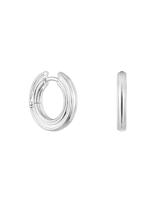 Aretes redondos Tous 1950 de plata P 925 con acabado brillante