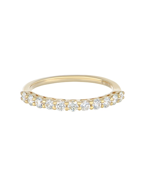 Anillo Valoro Ever for You 14 k de oro amarillo diamante pavé