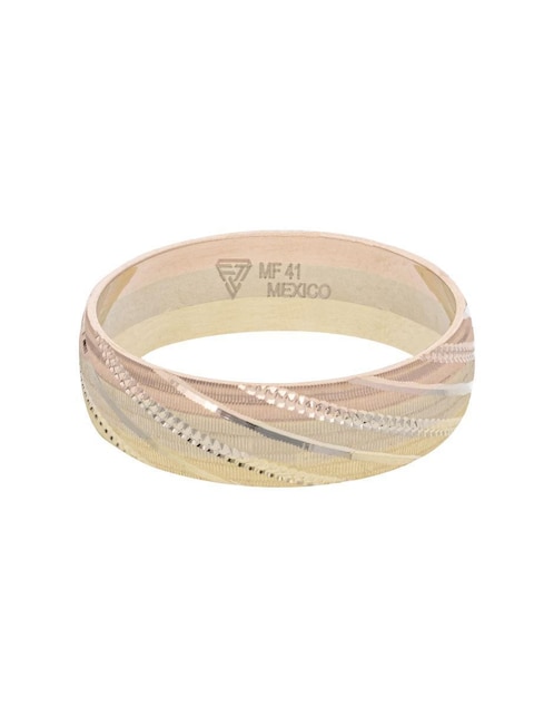 Anillo Fonelli 10 k de oro florentino brillante