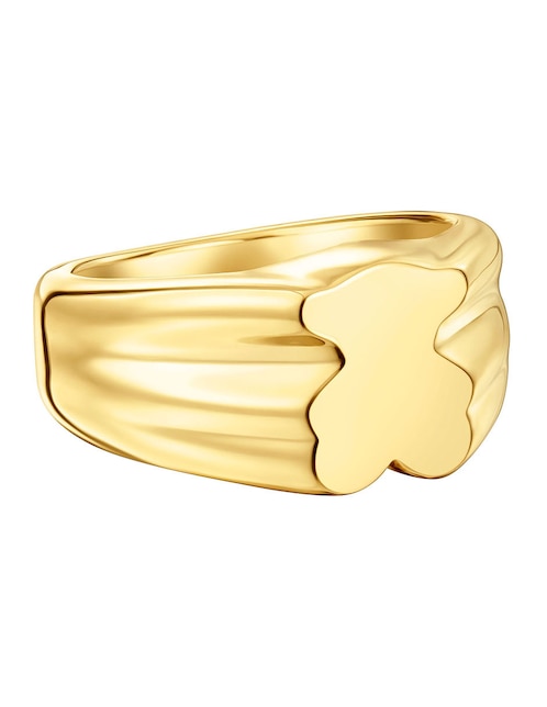 Anillo de oso Sweet Dolls de plata P 925 baño de oro 1