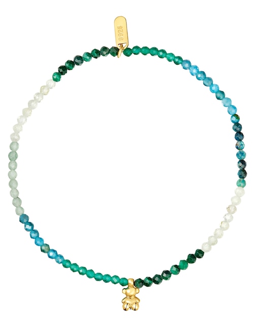 Pulsera de plata con calcedonia p 925 Bold Bear
