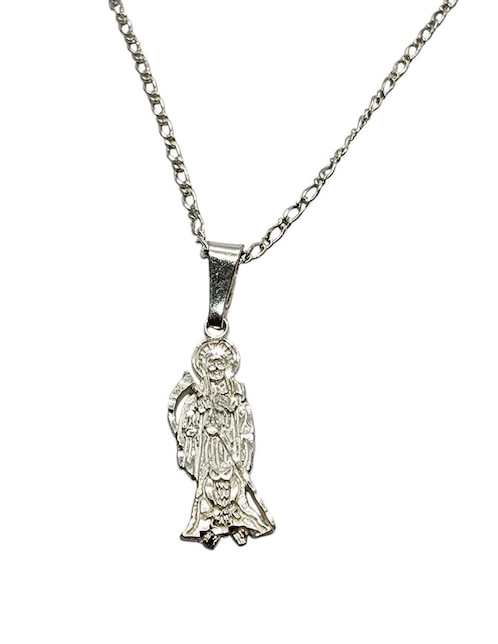 Collar con dije Limerence By Claudia Herrera Santa Muerte de plata P 925