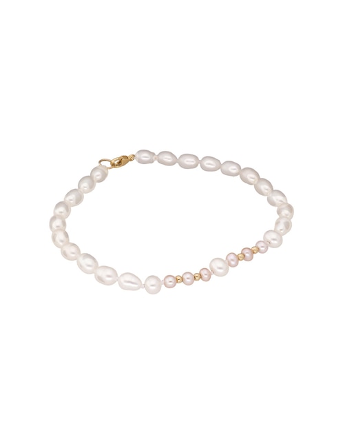 Pulsera con perlas con acabado liso 1