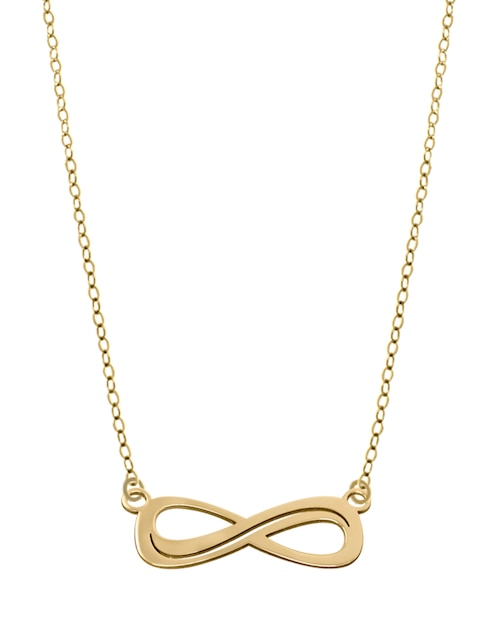 Colgante Y Dije de infinito de oro amarillo 14 K 1