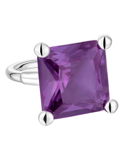 Anillo con gema Tous Color Lab de plata zafiro brillante