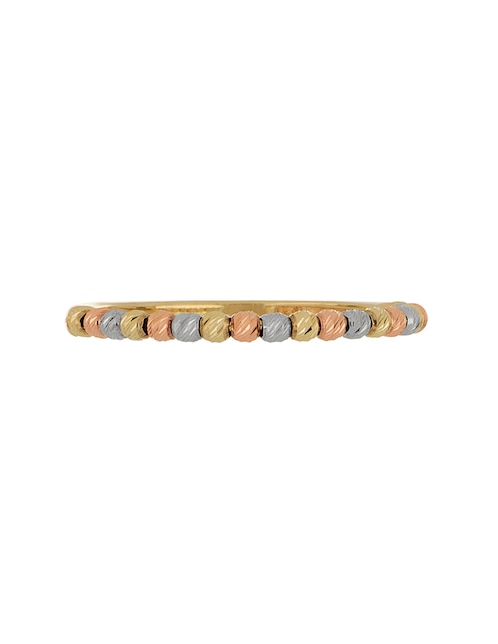 Anillo Dinasti 14 k de oro florentino diamantado
