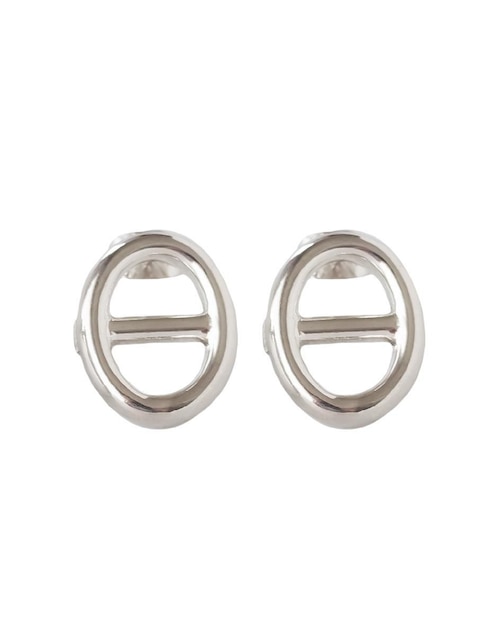 Aretes de aro circulares Teresa Díaz Joyería Mexicana de plata P 925 con acabado brillante