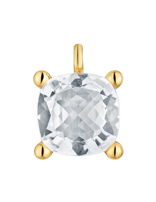 Dije cuadrado Tous color white de plata P 925