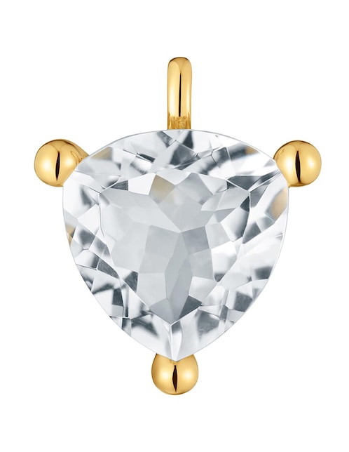 Dije triangular Tous color white de plata P 925