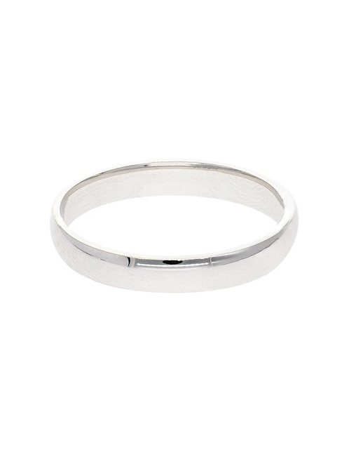 Argolla de oro blanco 14 k Fonelli Acompañame