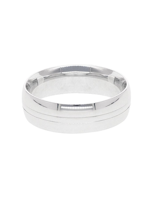 Argolla de oro blanco 14 k Fonelli Comprensión