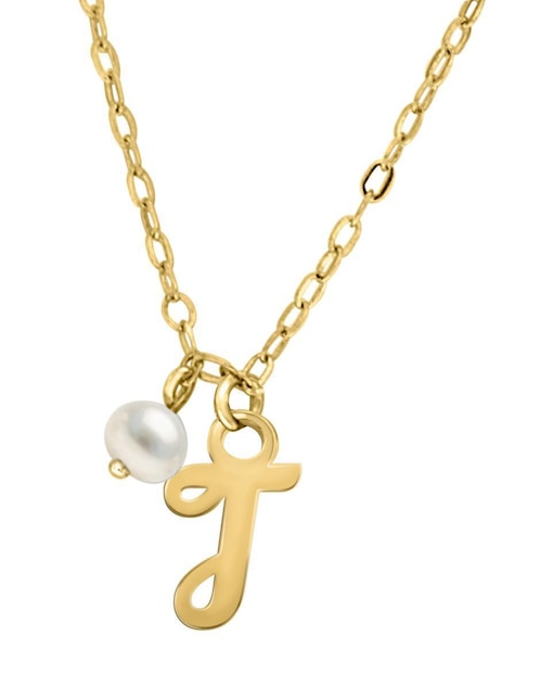 Colgante Y Dije de letras irma de oro amarillo 14 K