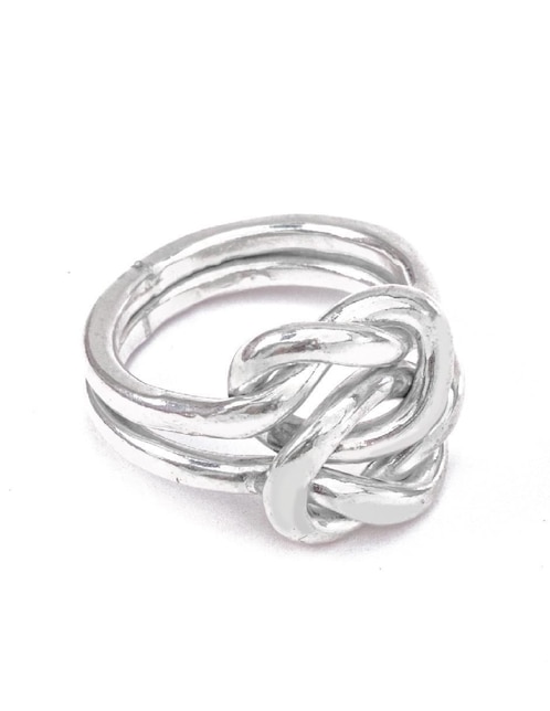 Anillo Teresa Díaz Joyería Mexicana P 925 de plata pulido