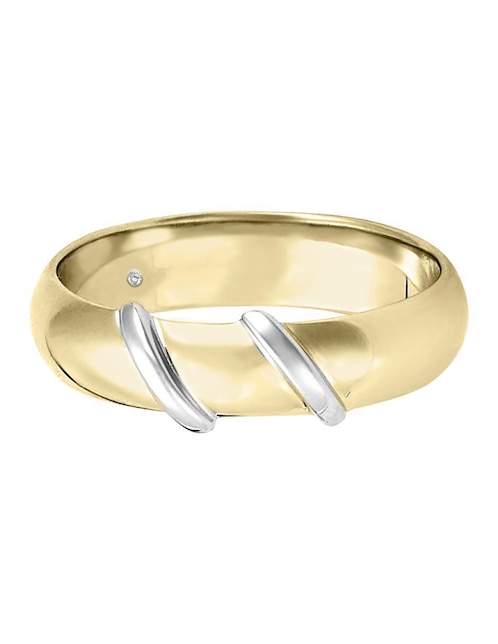 Argolla "de" oro 14 k essenza enya sin gema