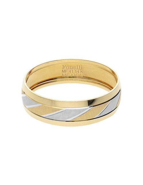 Argolla de oro 14 k Fonelli