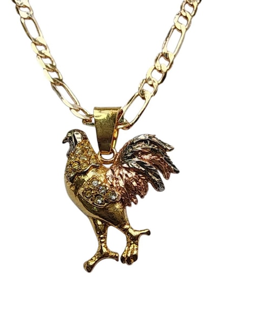 Collar con dije Limerence By Claudia Herrera Aves de oro laminado 14 K