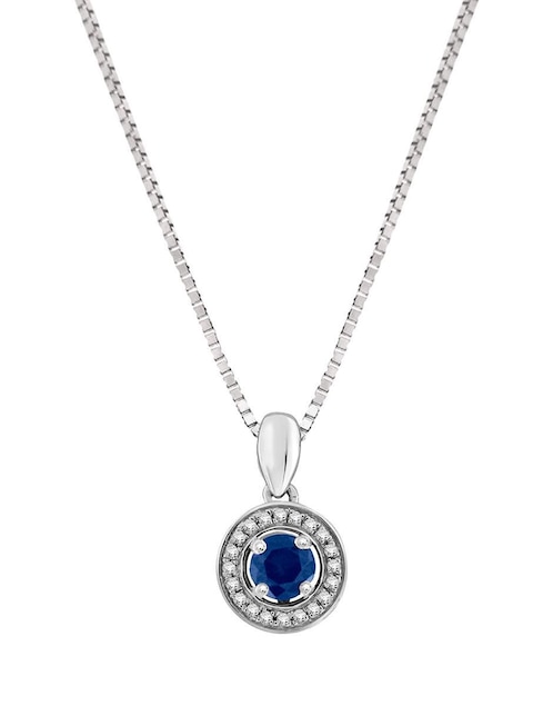 Colgante Y Dije redondo Fascinare clara de oro blanco 14 K