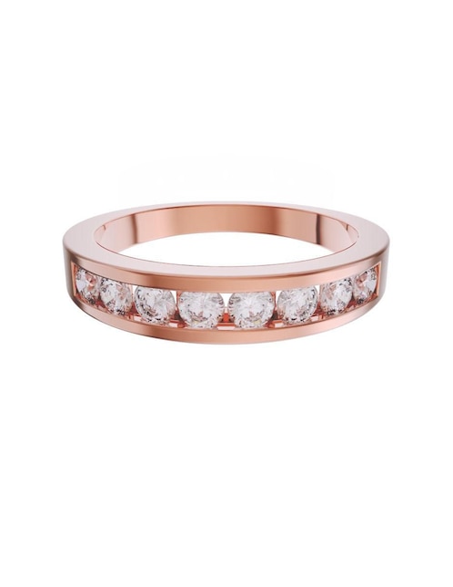 Anillo 14 k de oro diamante 1