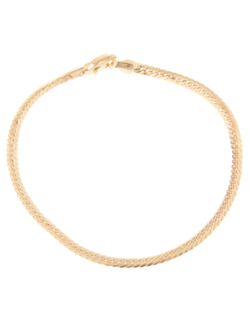 Pulsera Fonelli de oro amarillo 14 k con acabado brillante
