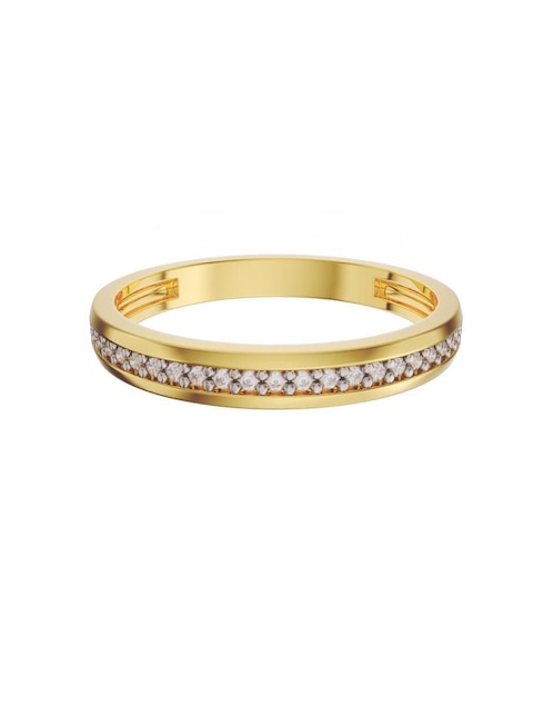 Churumbela de oro 14 k Fonelli zirconia