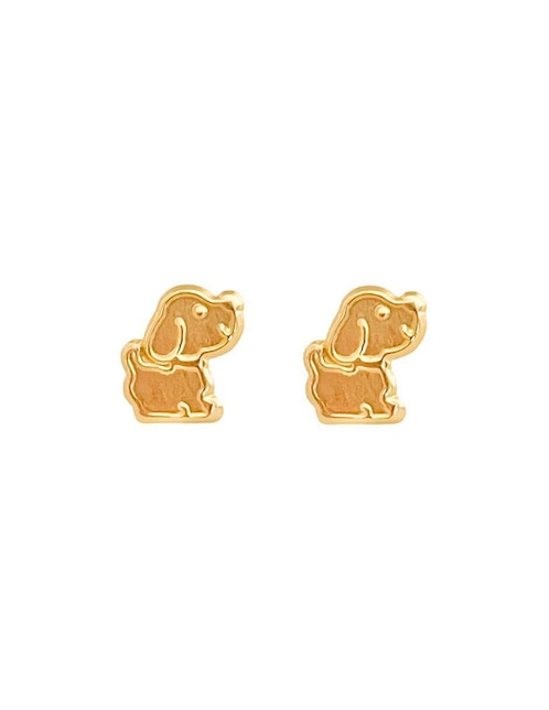 Broqueles de perro Mancini de oro