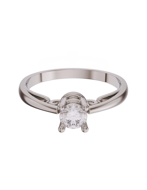 Anillo de compromiso de oro 14 k diamante 1
