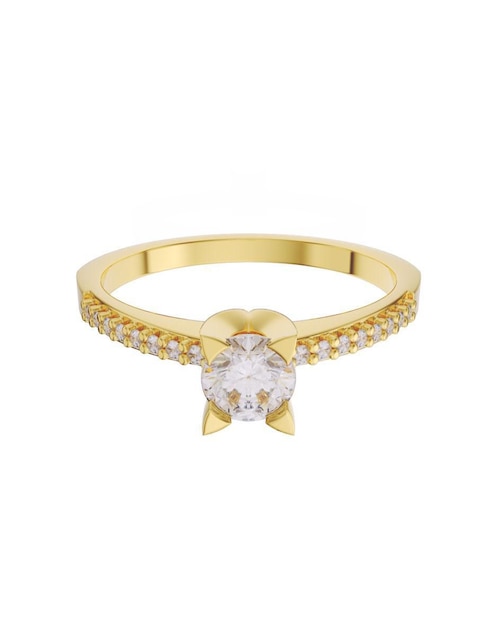 Anillo de compromiso de oro 14 k Fonelli diamante