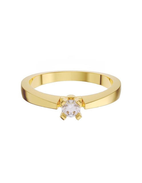Anillo de compromiso de oro 14 k Fonelli diamante