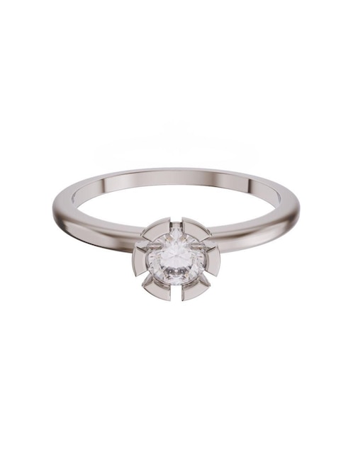 Anillo de compromiso de oro 14 k diamante 1