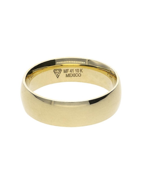 Anillo de compromiso de oro amarillo 10 k Fonelli