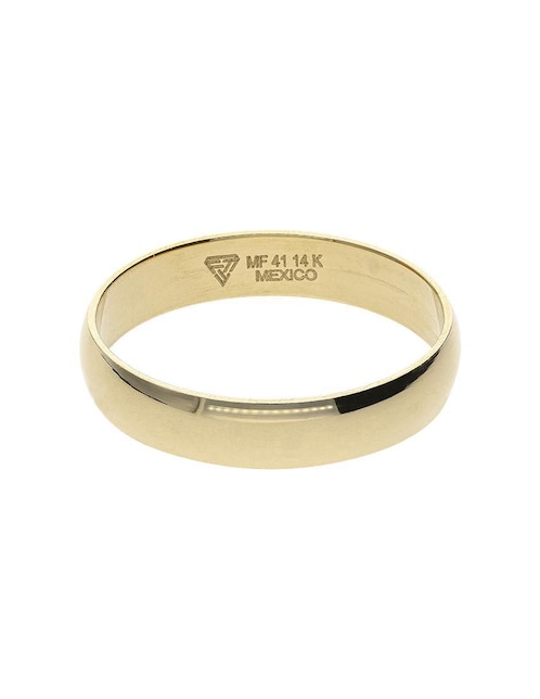 Anillo de compromiso de oro amarillo 14 K Fonelli Unión